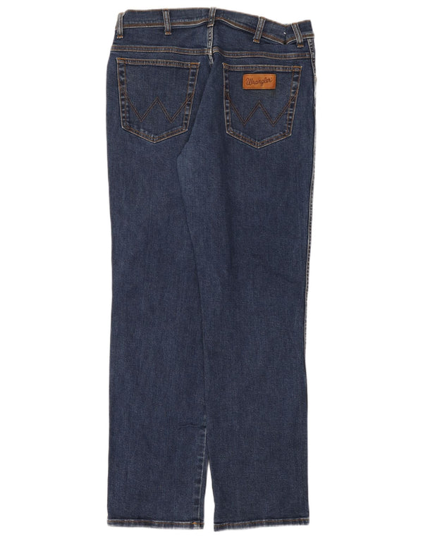 Мужские прямые джинсы Wrangler Texas W36 L34 темно-синие, хлопок