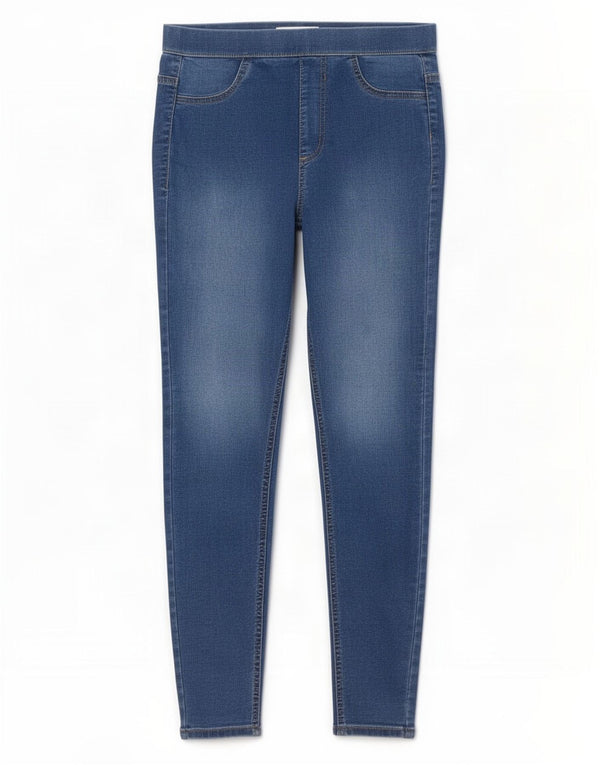Женские джинсы джеггинсы Marks & Spencer UK 10, маленькие W28 L28, синие, хлопок