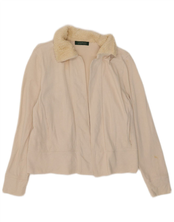 Женский открытый кардиган Ralph Lauren UK 14, средний бежевый