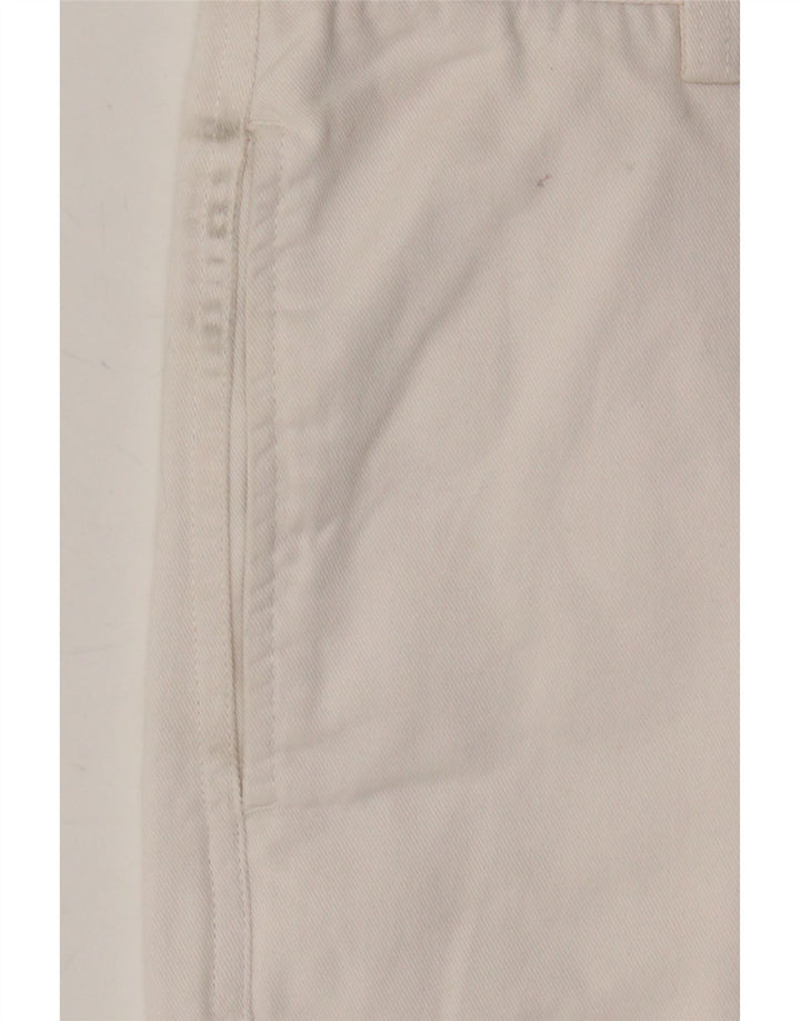 CHAPS Mens Chino Shorts W36 Large  Off White Cotton Vintage Chaps and Second-Hand Chaps from Messina Hembry 