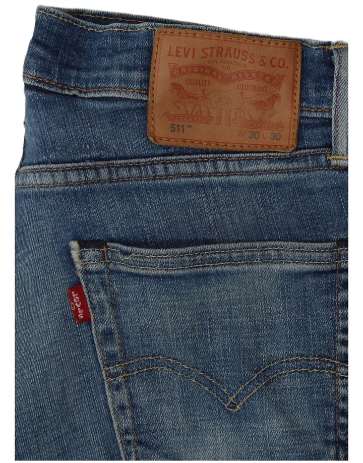Мужские джинсы Levi's Slim 511 W30 L27 синие