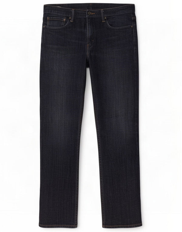 Levi's Mens 514 Straight Jeans W34 L32 Navy Blue Cotton