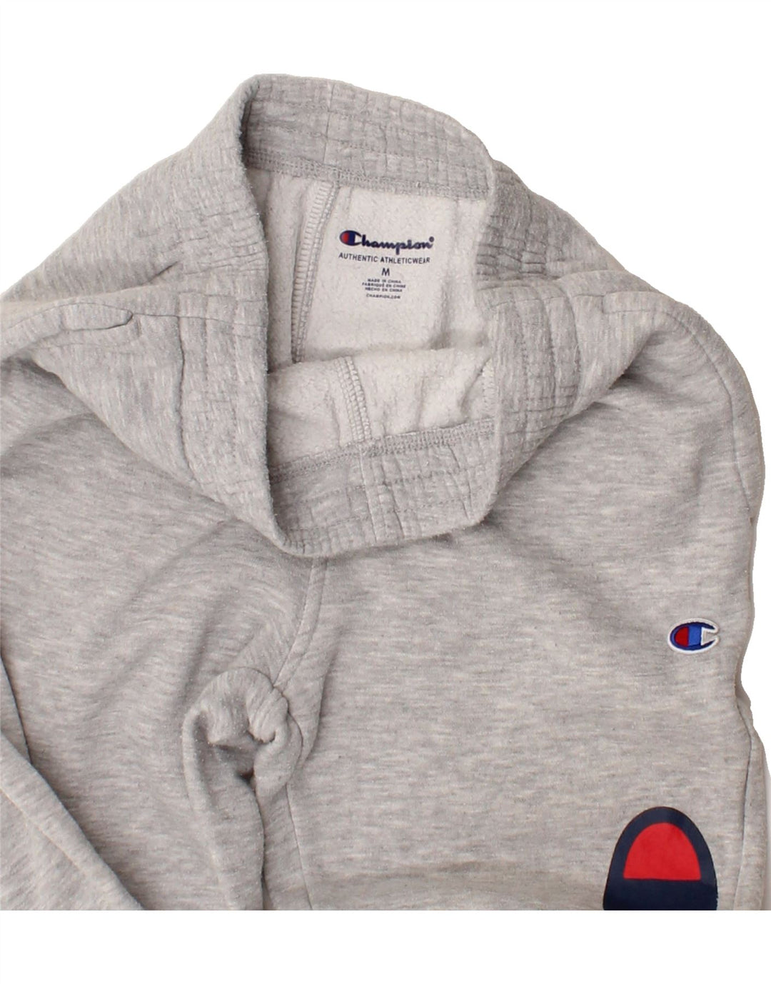 CHAMPION Boys Graphic Tracksuit Trousers Joggers 10-11 Years Medium Grey Vintage Champion and Second-Hand Champion from Messina Hembry 