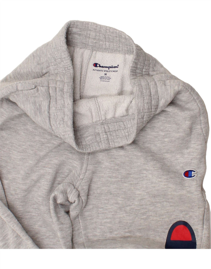CHAMPION Boys Graphic Tracksuit Trousers Joggers 10-11 Years Medium Grey Vintage Champion and Second-Hand Champion from Messina Hembry 