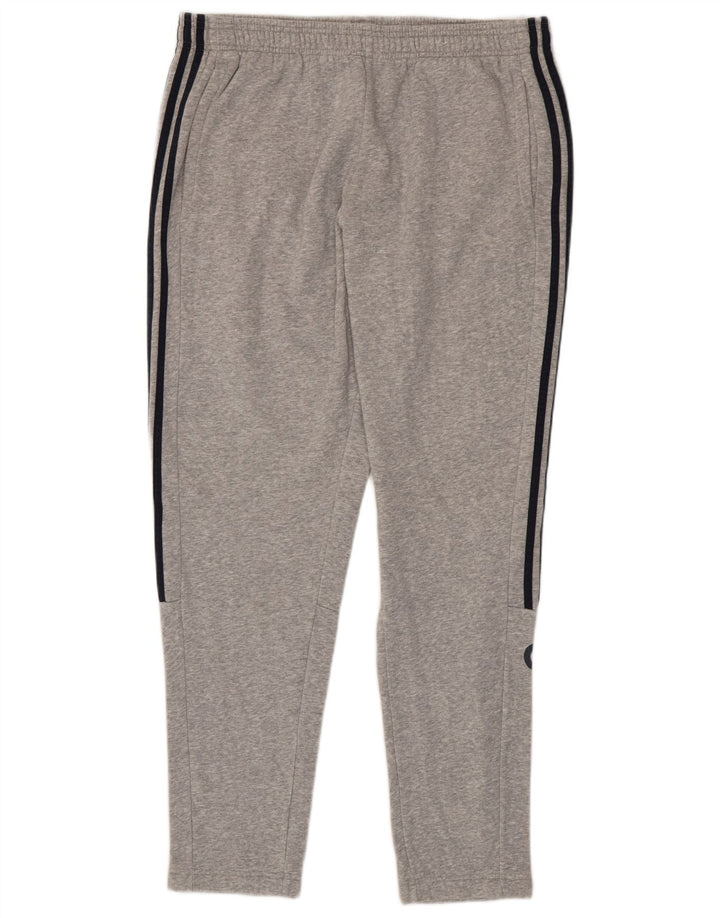 Adidas Мужские спортивные брюки с рисунком XL Серый хлопок