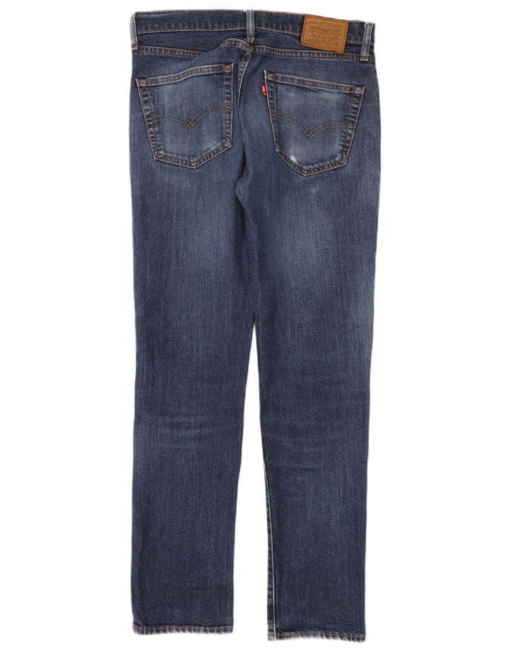Мужские джинсы Levi's 511 Slim W32 L32 Темно-синие, хлопок