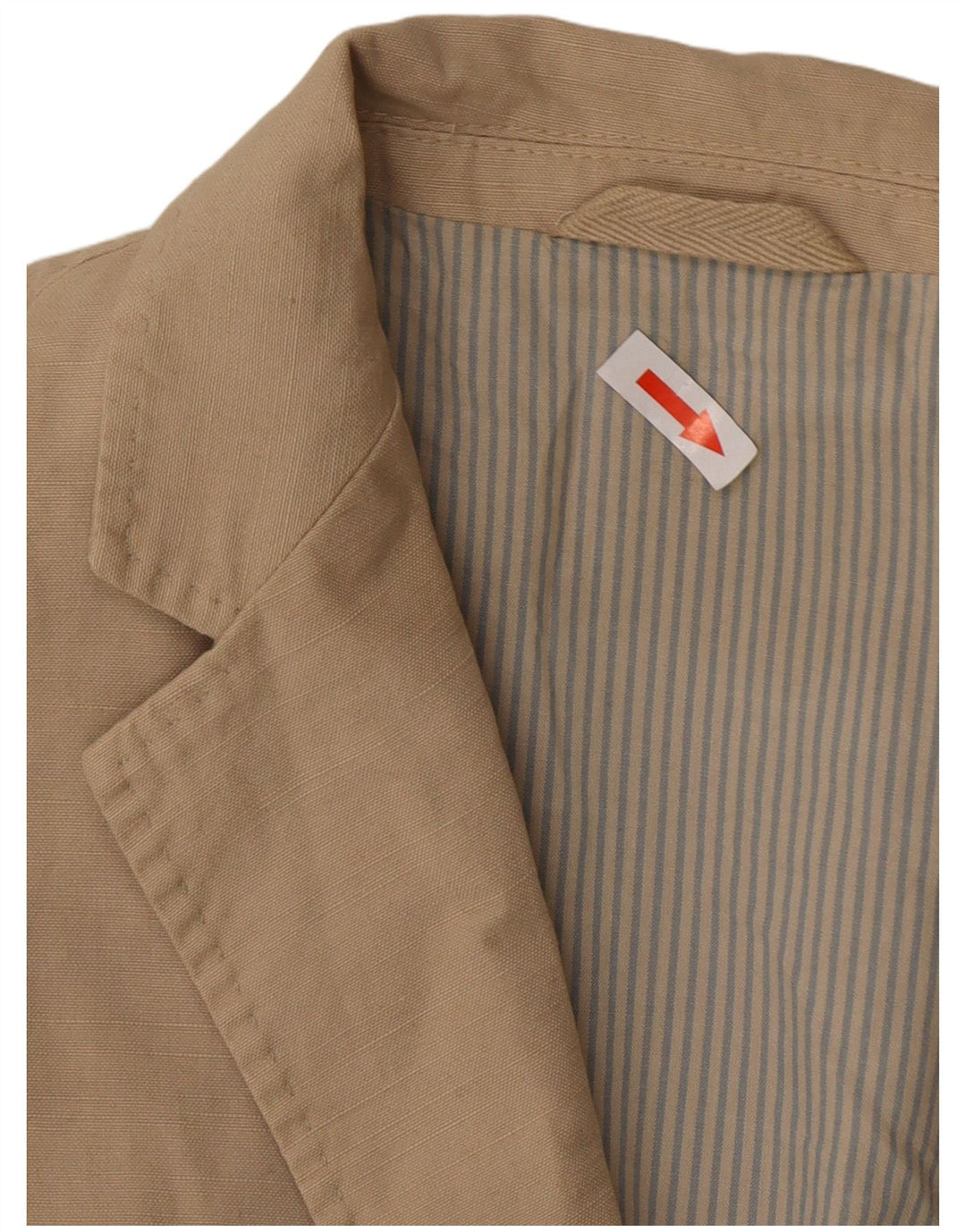 Мужской пиджак с 2 пуговицами Massimo Dutti EU 48, средний бежевый, хлопок