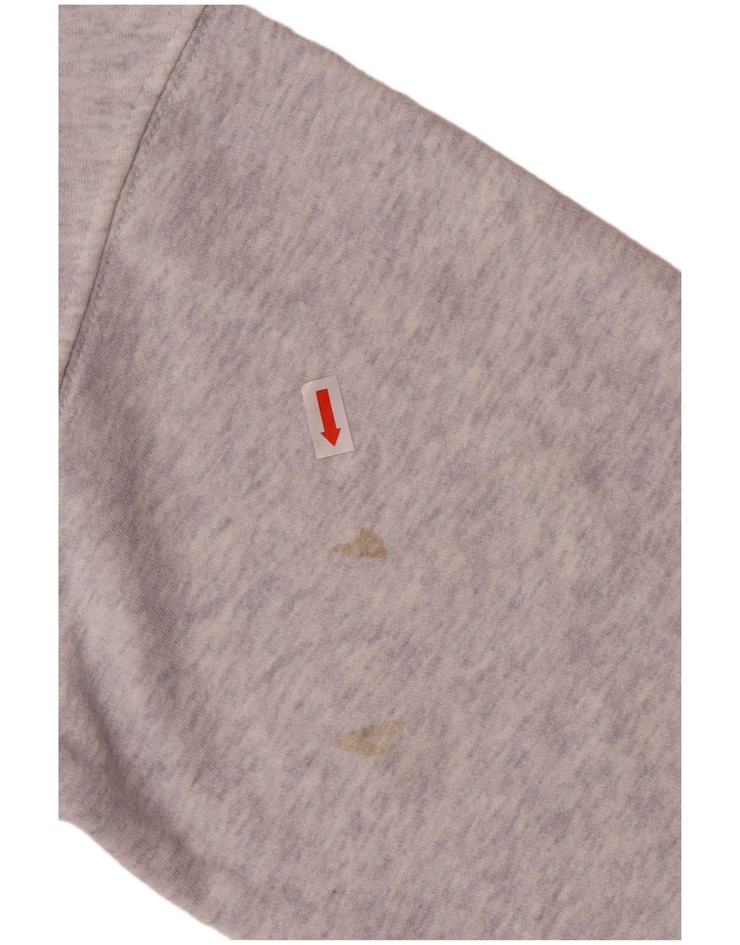 Женский укороченный свитшот с графическим рисунком NIKE UK 14, средний серый в крапинку