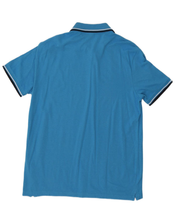 Мужская рубашка-поло DIADORA 2XL, синяя, хлопок