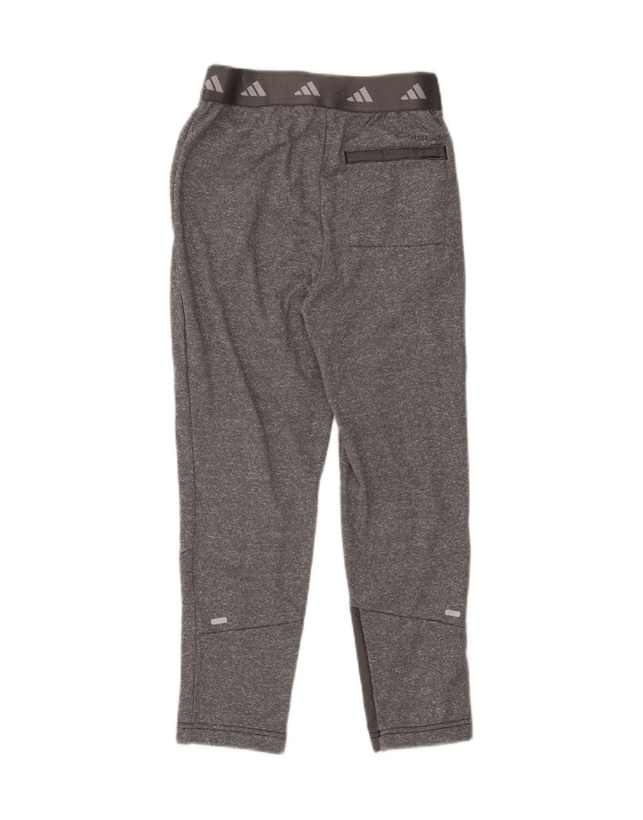 ADIDAS Boys Tracksuit Trousers 9-10 Years Grey Colourblock Polyester Vintage Adidas and Second-Hand Adidas from Messina Hembry 