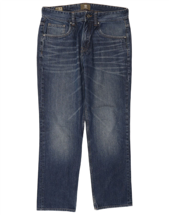 Мужские прямые джинсы TIMBERLAND W32 L29 синие, хлопок