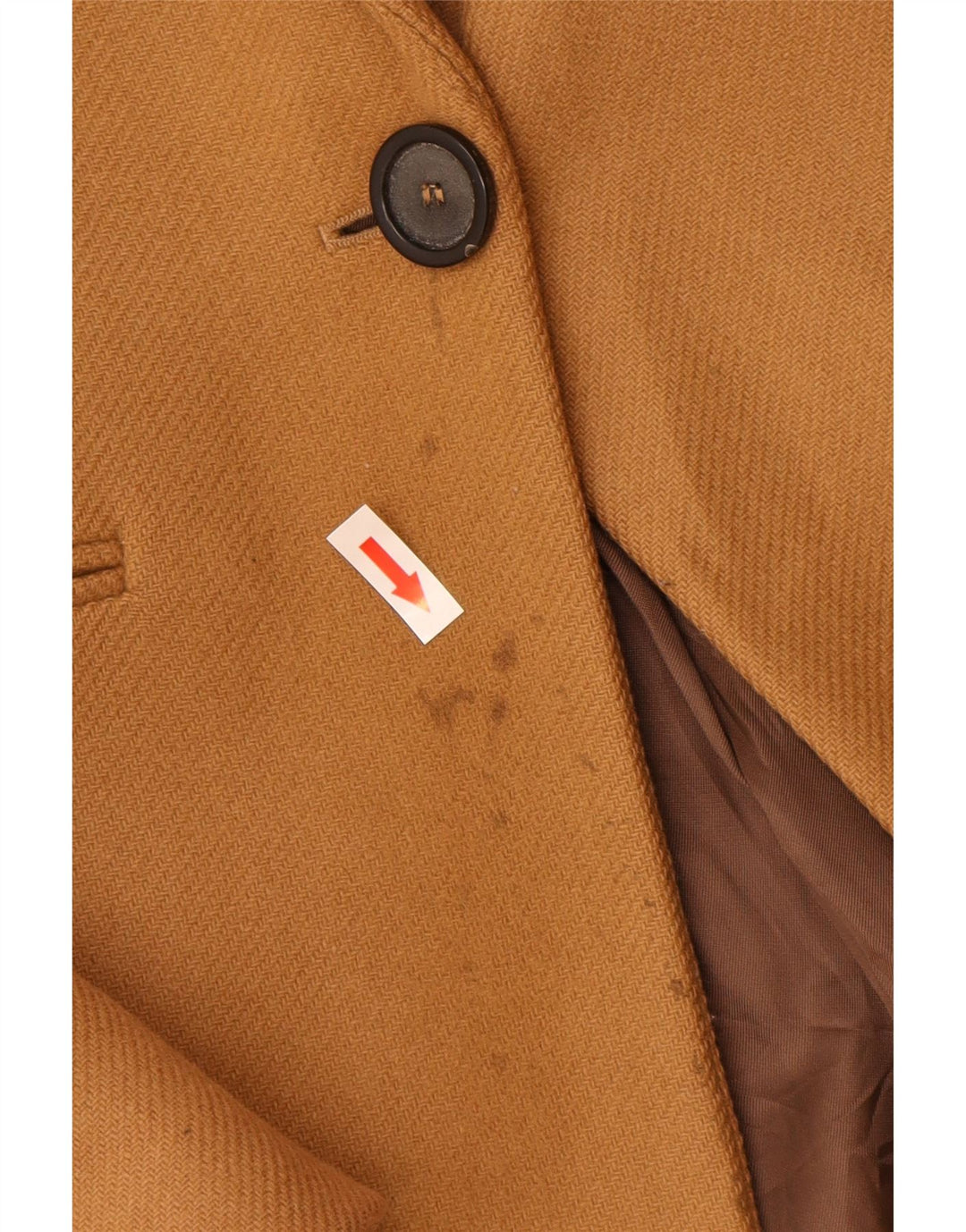 Женское пальто Zara UK 6 XS из коричневой шерсти