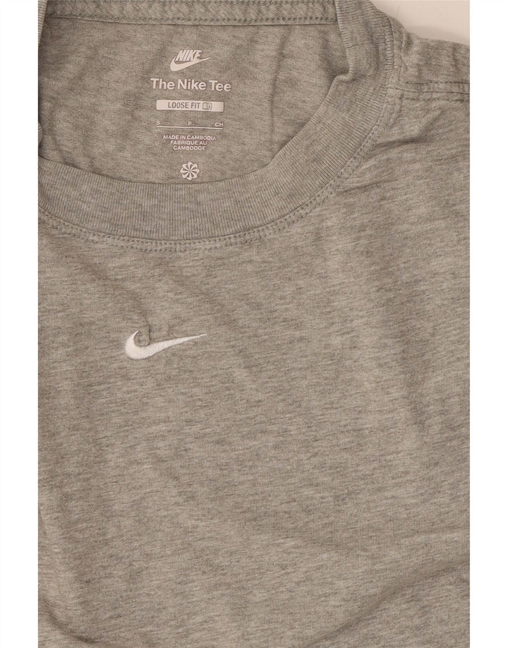 NIKE Mens Loose Fit T-Shirt Top Small Grey Cotton Vintage Nike and Second-Hand Nike from Messina Hembry 