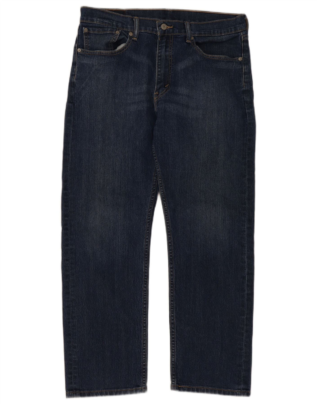 Мужские прямые джинсы Levi's 505 W34 L30 синие, хлопок