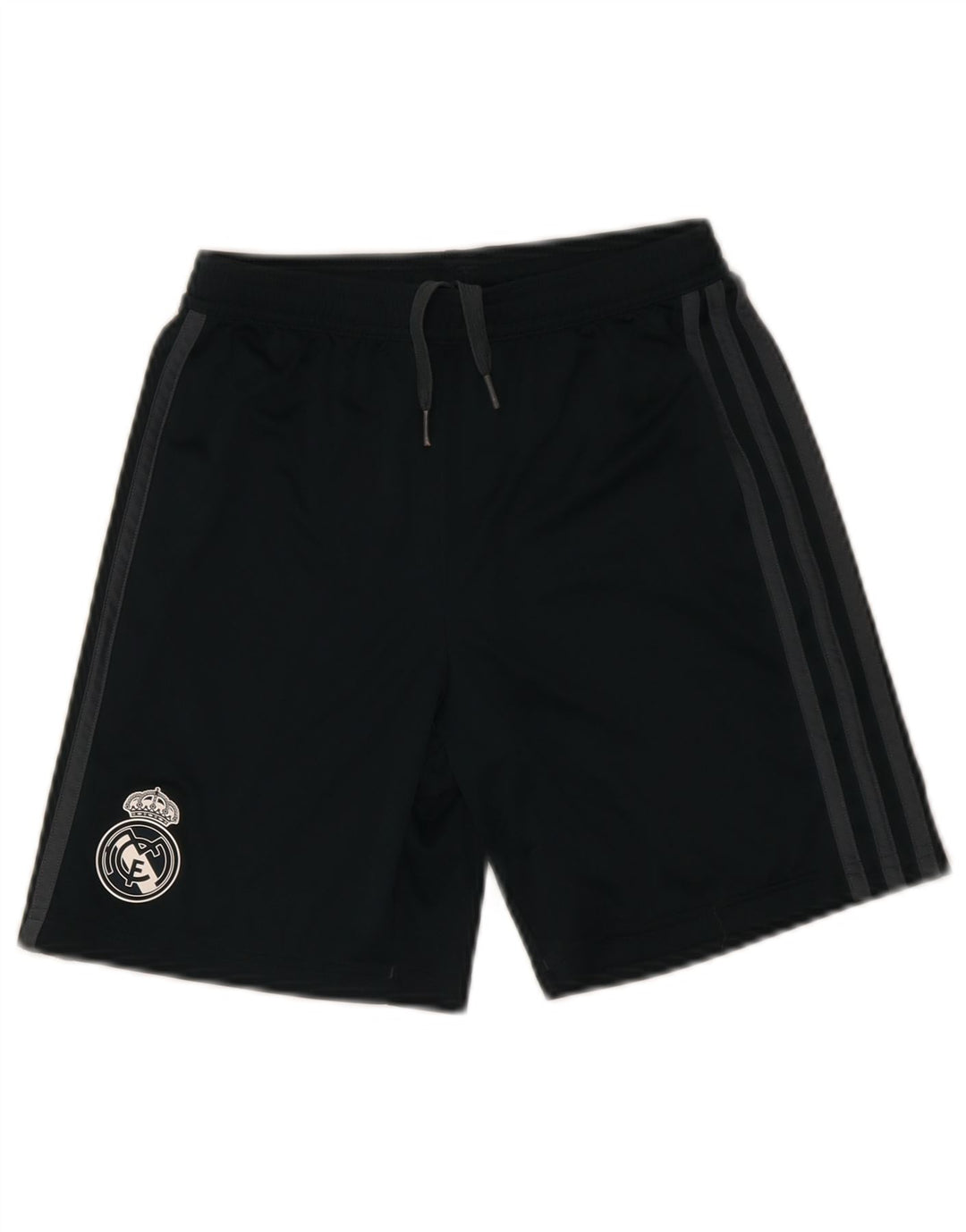 Спортивные шорты Adidas для мальчиков Real Madrid 11-12 лет, черный полиэстер