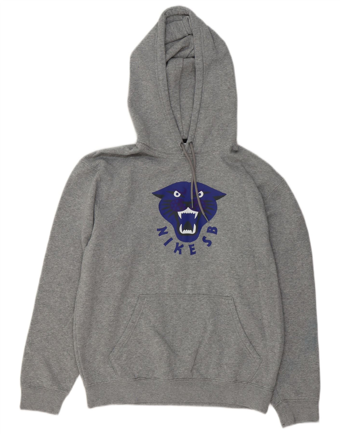 Мужской джемпер с капюшоном NIKE, маленький серый, хлопковый
