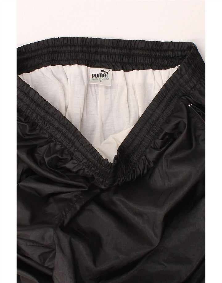 PUMA Womens Tracksuit Trousers Joggers Large Black Polyamide Vintage Puma and Second-Hand Puma from Messina Hembry 