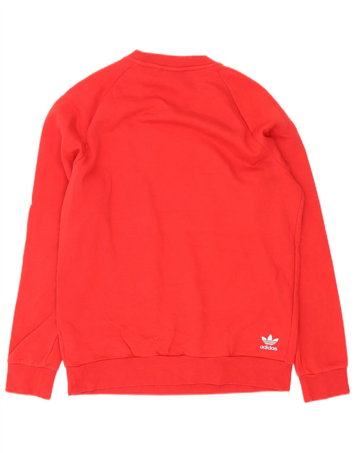 Мужской свитшот Adidas с графическим рисунком, маленький красный хлопковый джемпер