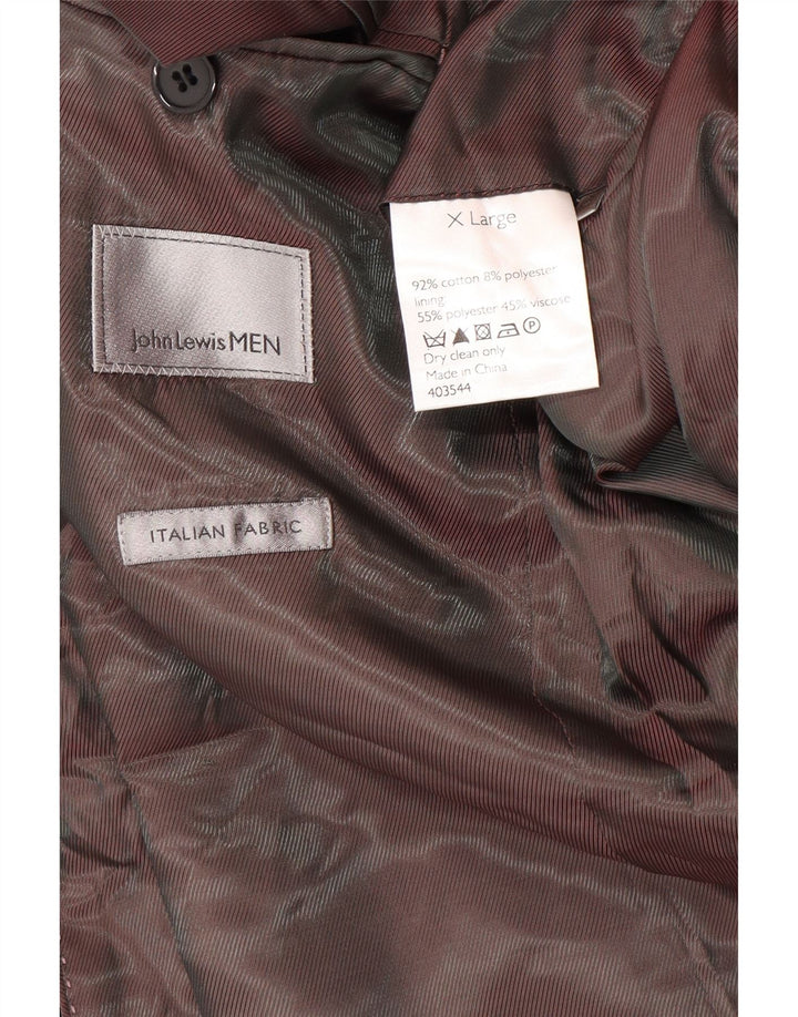 Мужское пальто John Lewis UK 42 XL, темно-синий, хлопок