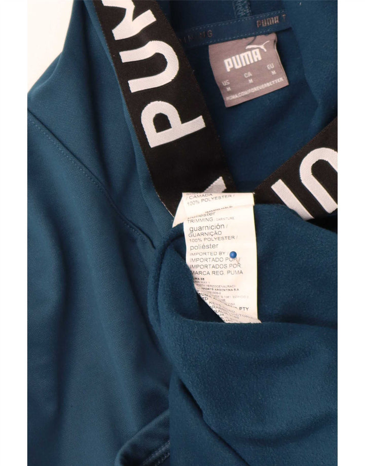 Мужской джемпер с капюшоном Puma с графическим рисунком, средний темно-синий, полиэстер с цветными блоками