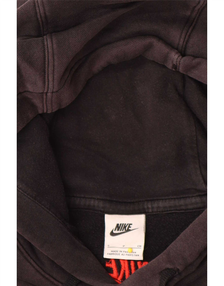 Мужской джемпер с капюшоном Nike, средний черный, хлопок