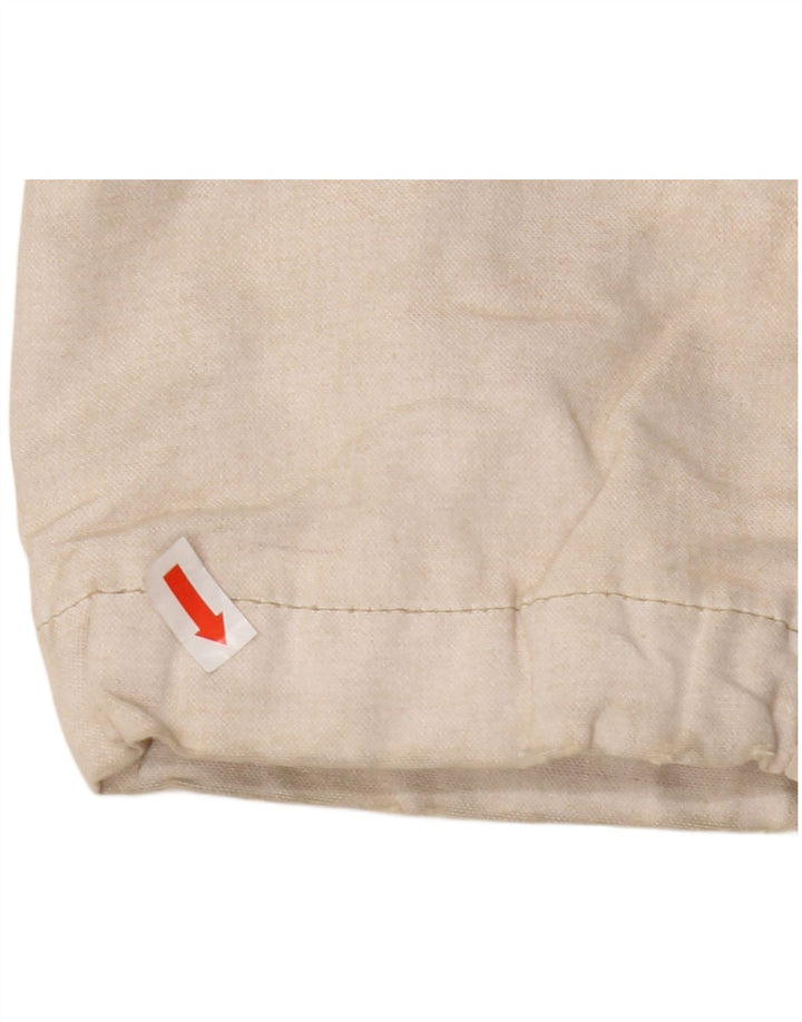 Женское двубортное пальто MURPHY & NYE UK 14, средний бежевый хлопок