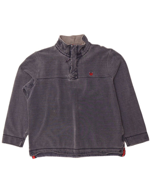 Одежда для экипажа, мужская толстовка с воротником на молнии, джемпер 2XL, темно-синий, хлопок