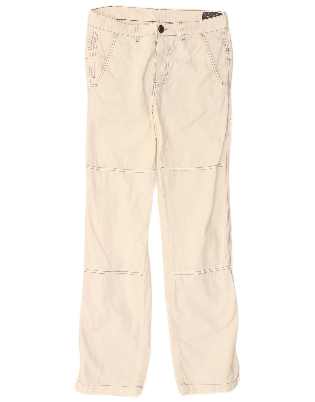 Мужские прямые брюки стандартного кроя VINTAGE W34 L32 Off White