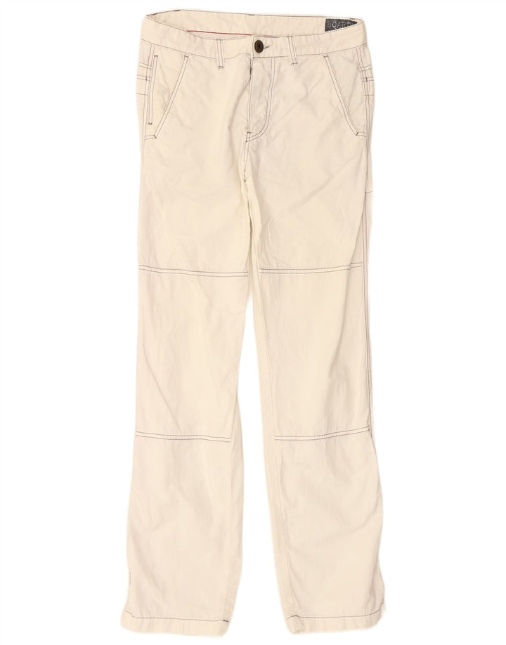 Мужские прямые брюки стандартного кроя VINTAGE W34 L32 Off White