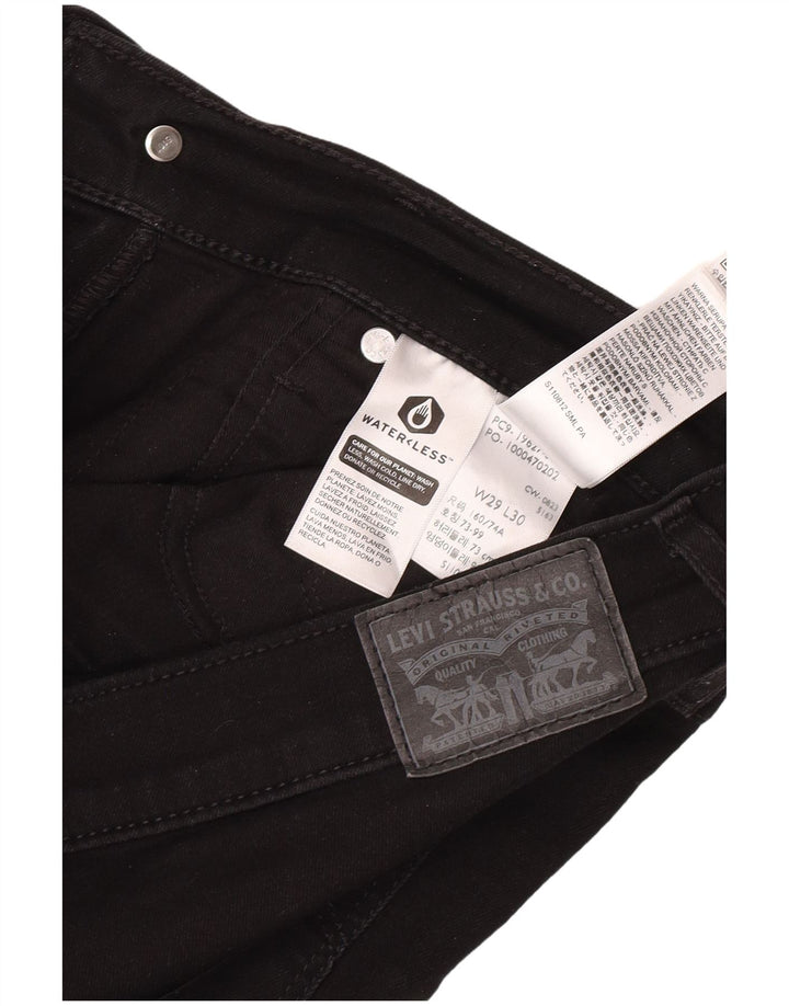 Женские джинсы Levi's 312 Shaping Slim W29 L30, черный хлопок