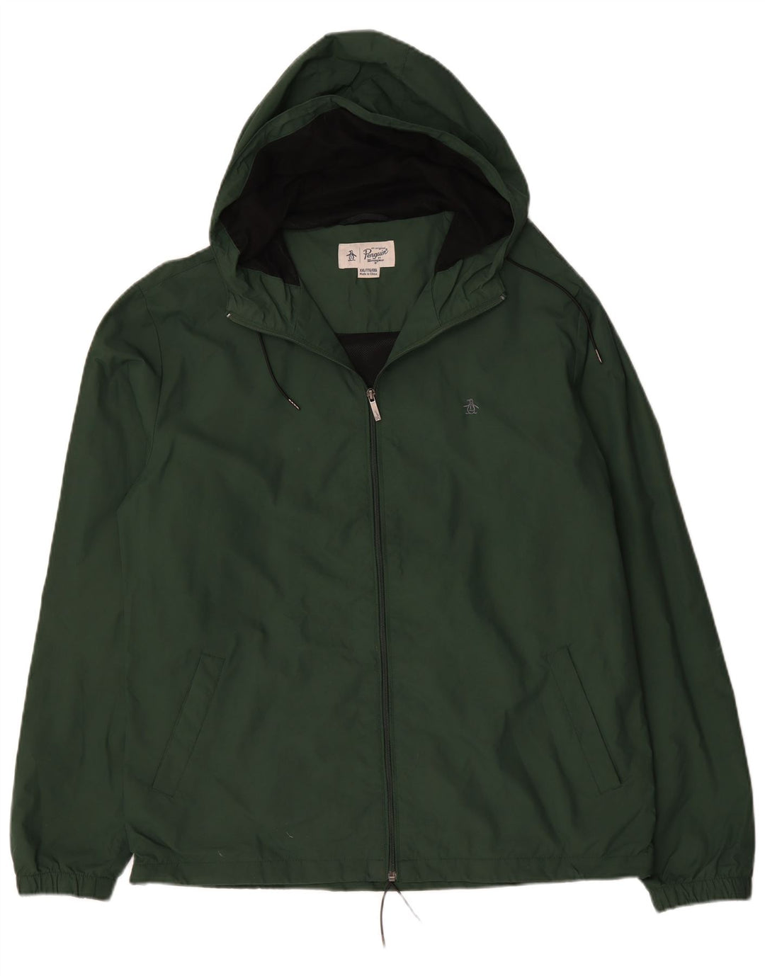 Мужская дождевик с капюшоном Penguin UK 44 2XL Зеленый полиамид