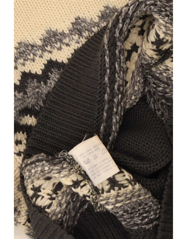 Мужской джемпер с круглым вырезом Silvy IT 48 Medium Multicolored Fair Isle