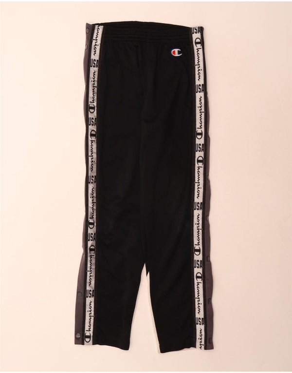 Мужские спортивные брюки Champion USA с графическим рисунком XS, черные спортивные брюки с цветными блоками
