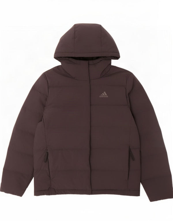 Женская утепленная куртка Adidas с капюшоном UK 4/6 XS, черный полиэстер