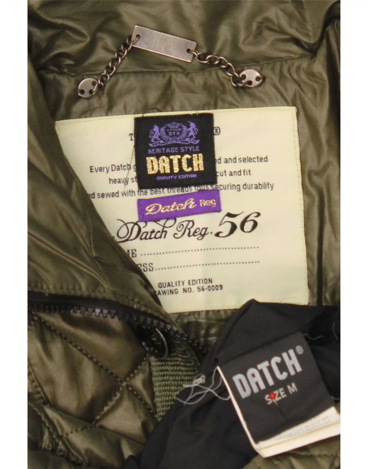 Мужская стеганая куртка Datch UK 38, средний хаки, полиэстер