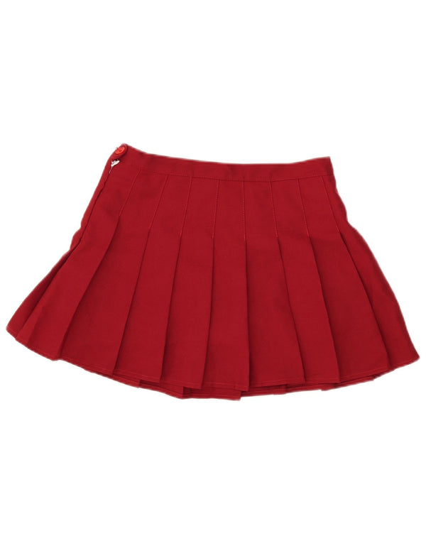 Винтажная юбка для девочек 13-14 лет, XL, красная