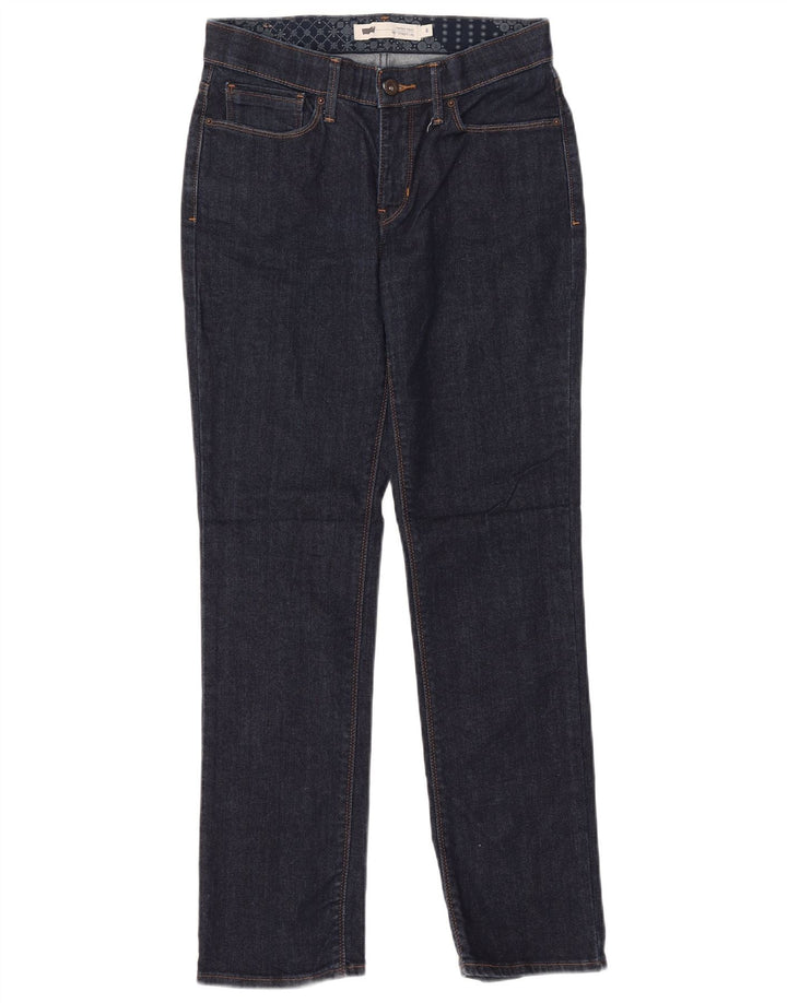 Женские прямые джинсы Levi's US 6, средние W28 L30, темно-синие, хлопок