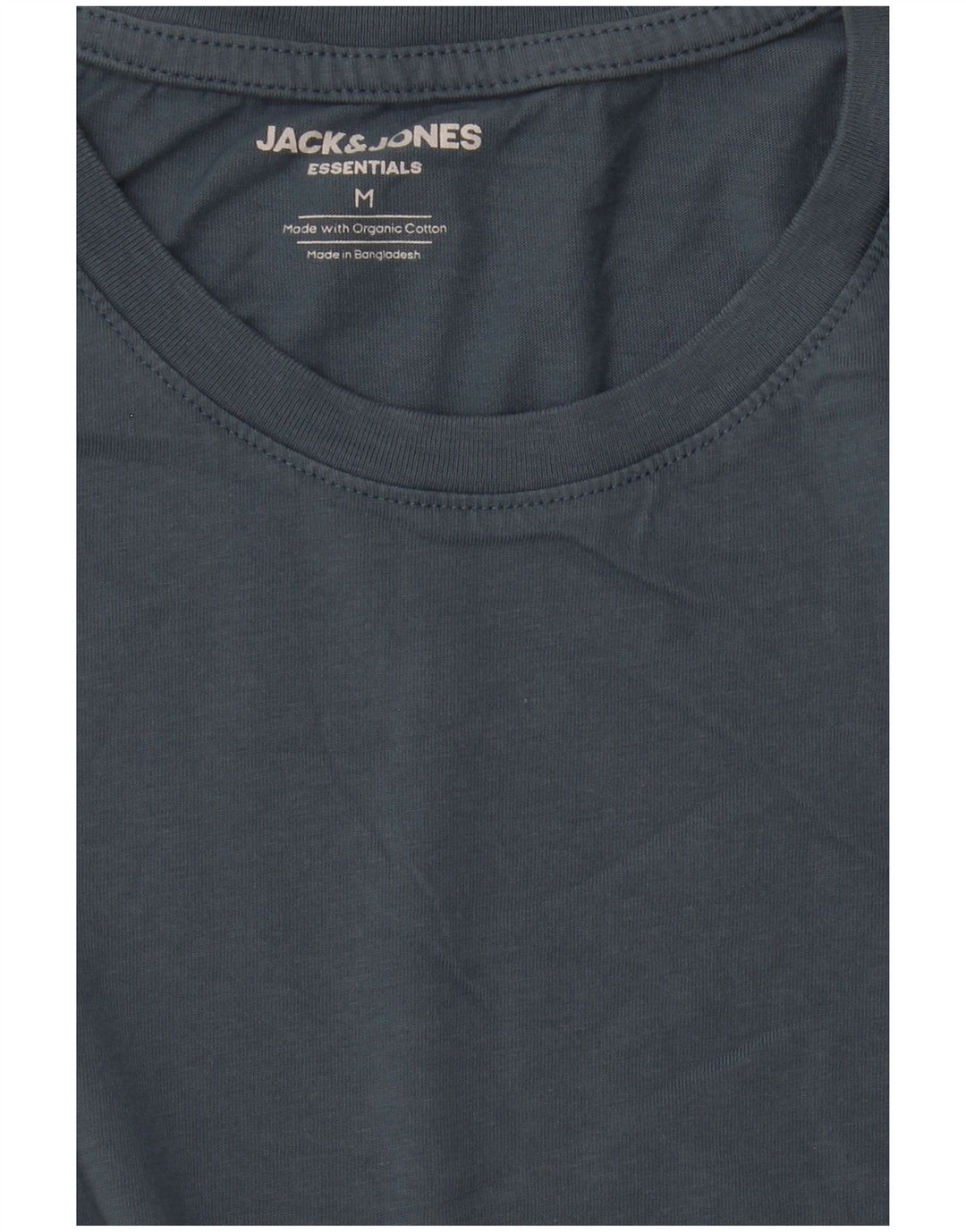 Мужская футболка Jack & Jones из хлопка среднего синего цвета