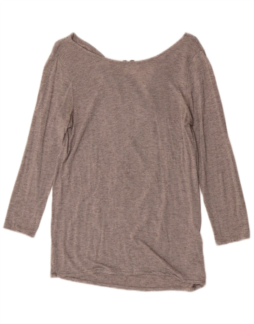 Женский топ Massimo Dutti с рукавом 3/4 UK 12, средний серый, вискоза