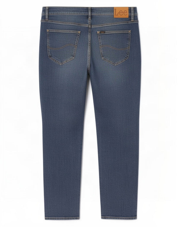 Джинсы Lee Mens West Straight W32 L30 синие, хлопок