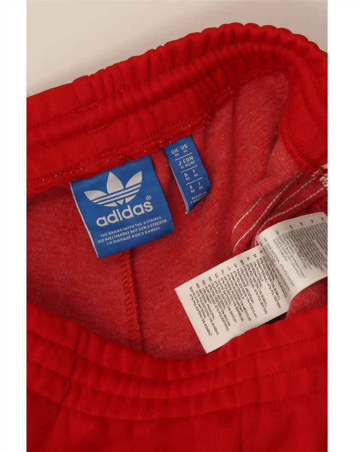 Мужские спортивные брюки Adidas Joggers среднего красного цвета из полиэстера