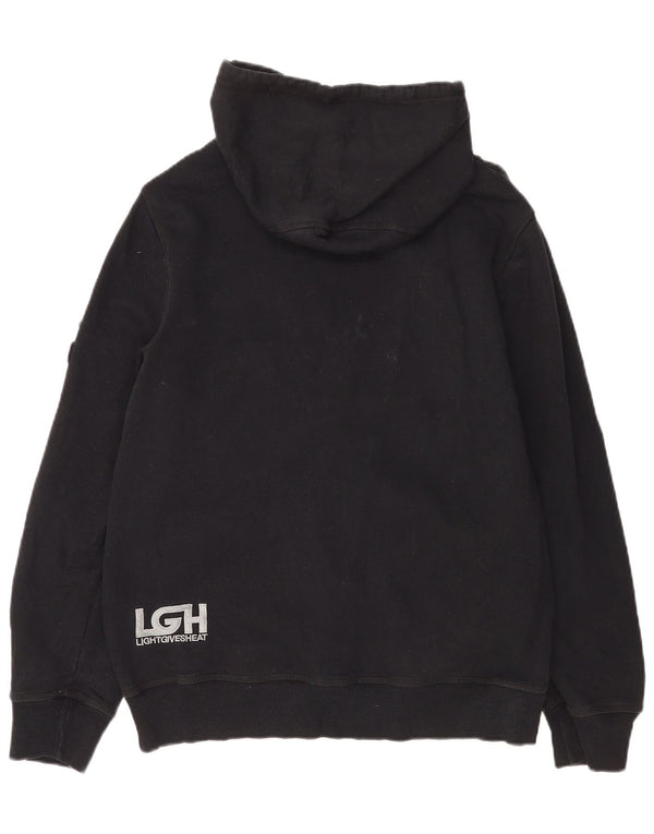 Мужской свитер с капюшоном на молнии Hurley, средний черный, хлопковый