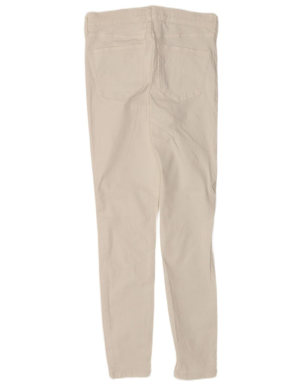 Женские джинсы скинни Topshop Jamie W30 L30, белый хлопок