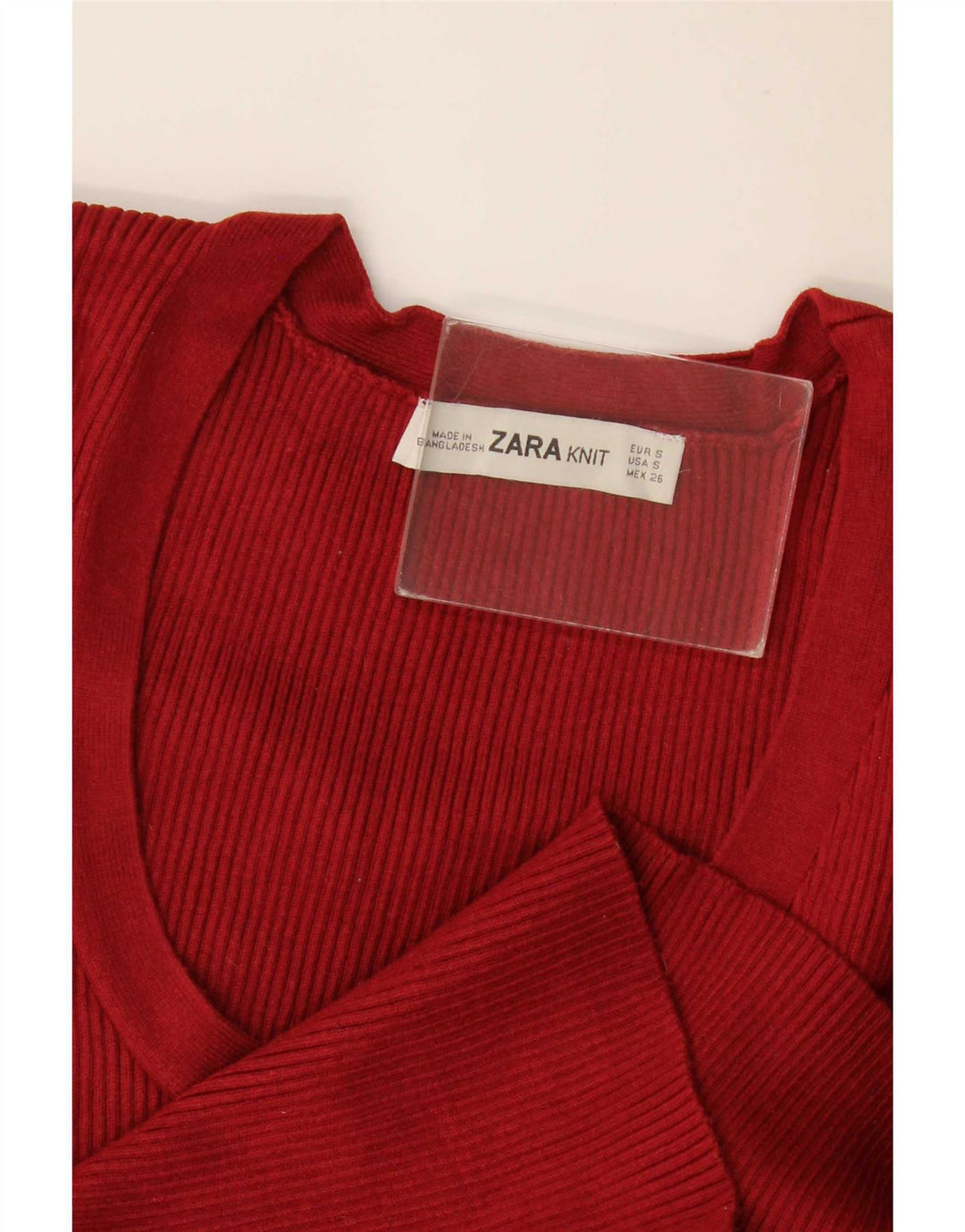 Женская блузка Zara Top UK 8, маленький бордовый