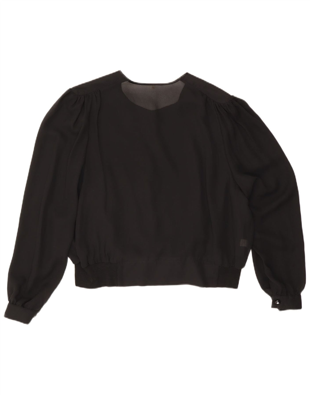 Женская рубашка-блузка VINTAGE IT 50 XL Черная вискоза