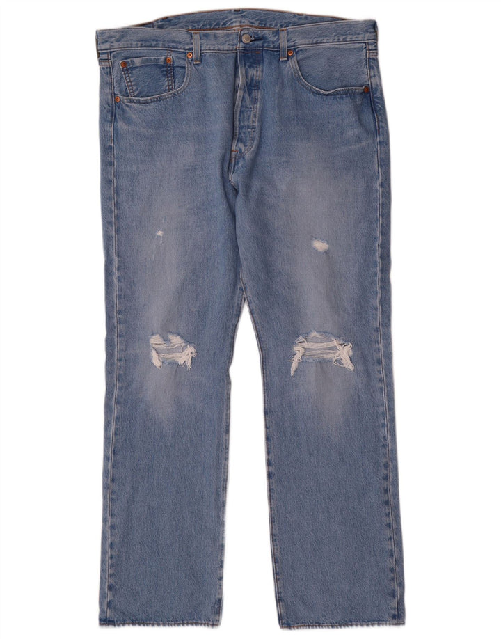 Мужские прямые джинсы Levi's 501 W38 L32, синий хлопок