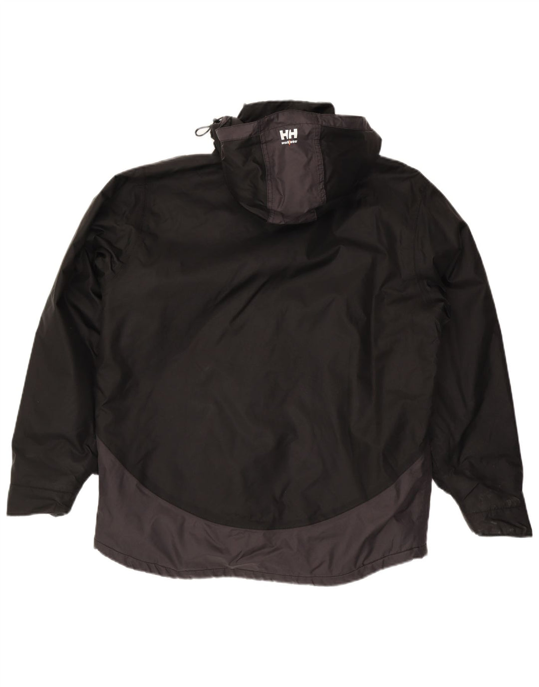 Мужская ветровка Helly Hansen с капюшоном UK 40, большая черная цветная блокировка