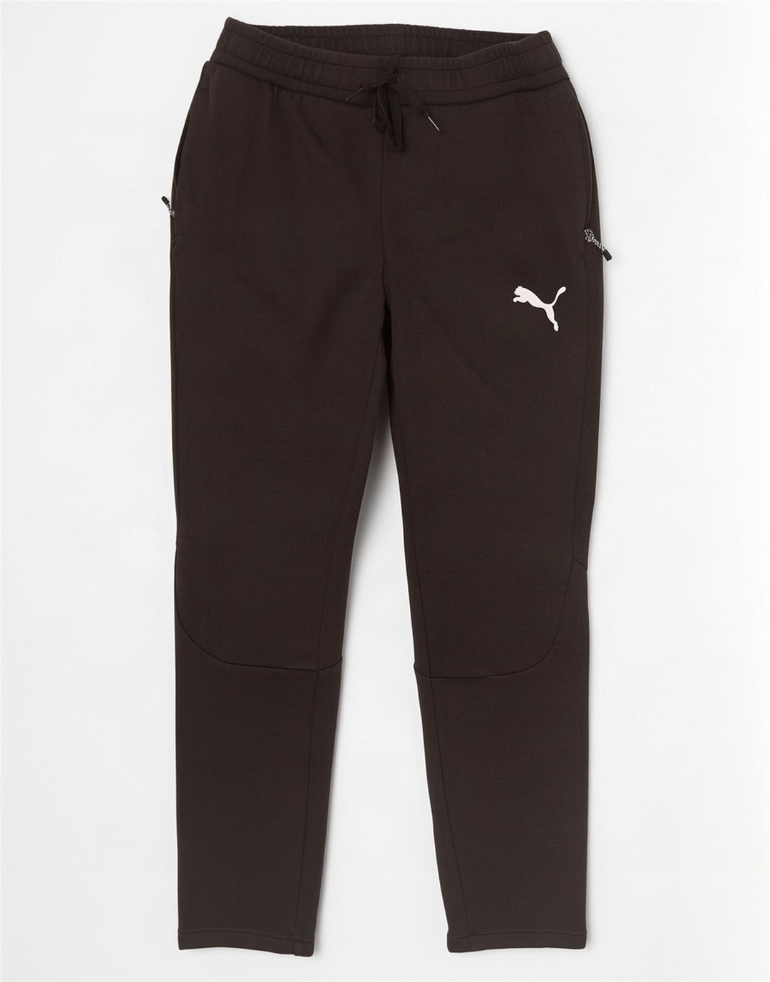 Мужские спортивные брюки Puma из хлопка среднего размера, черные