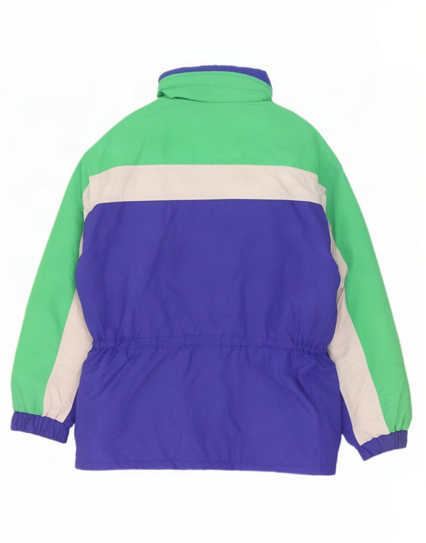 Мужская лыжная куртка Sergio Tacchini IT 54 2XL синяя с цветными блоками, полиамид