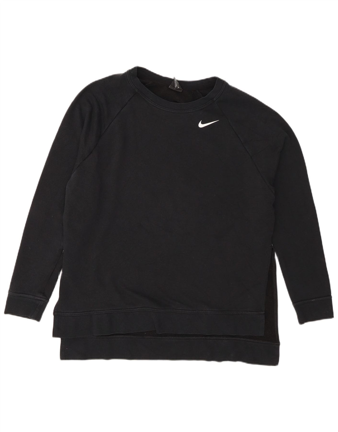 Женский джемпер большого размера Nike Dri Fit UK 14, средний черный